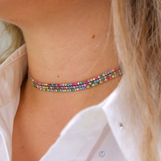 Choker rainbow