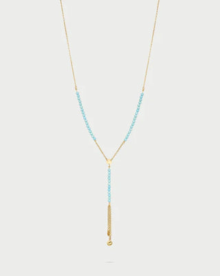 Collana rosario con Pepite di Zirconi Milky