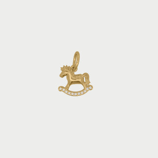 Charm cavallo a dondolo