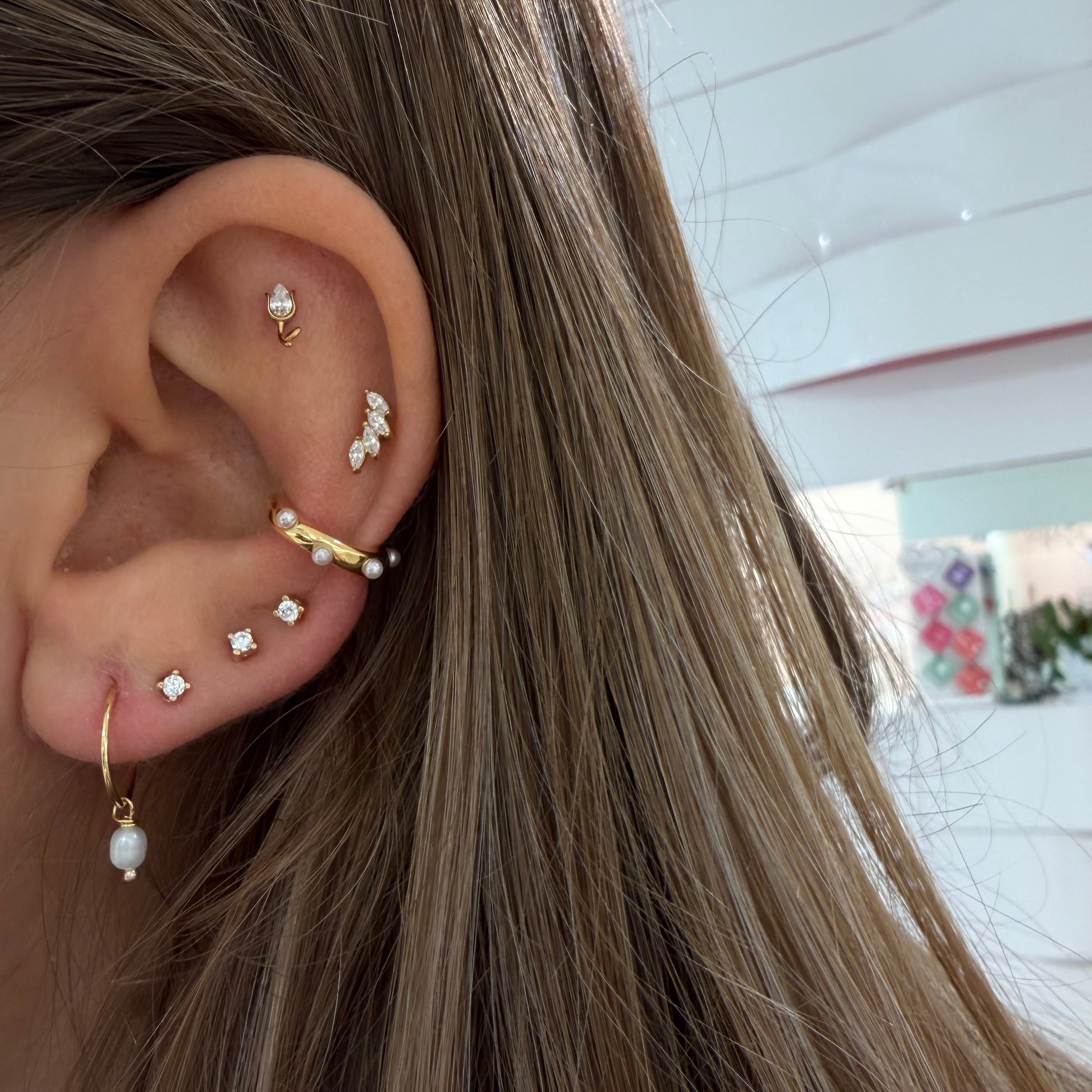 Earcuff perle