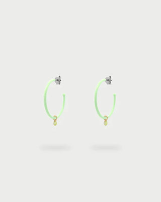 Orecchini hoops medium verniciati
