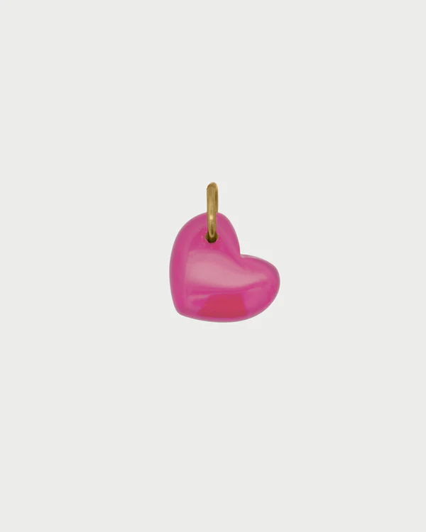 Charm cuore rosa