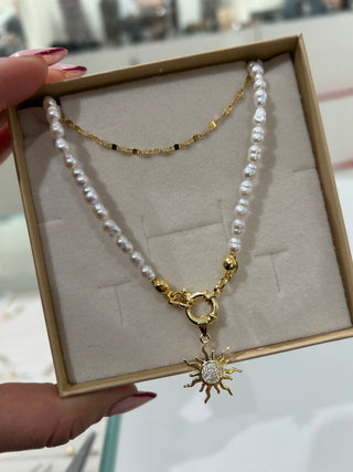 Collana di perle irregolari