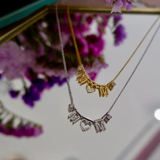 Collana MOM cuore centrale