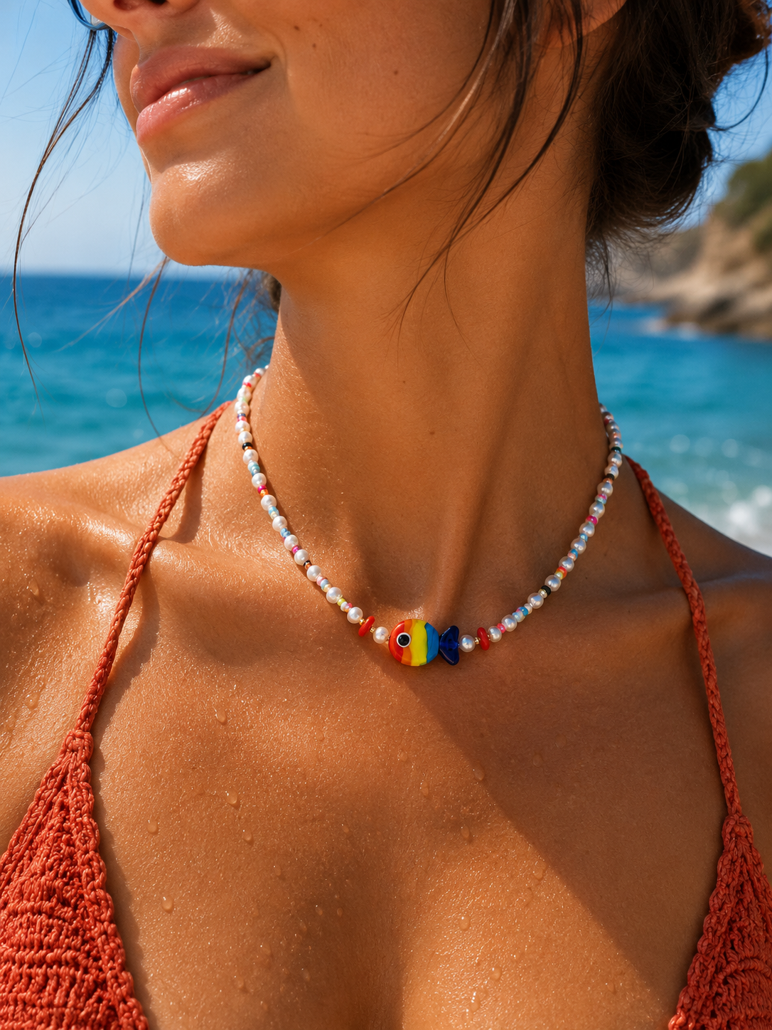 Collana Rainbow Fish