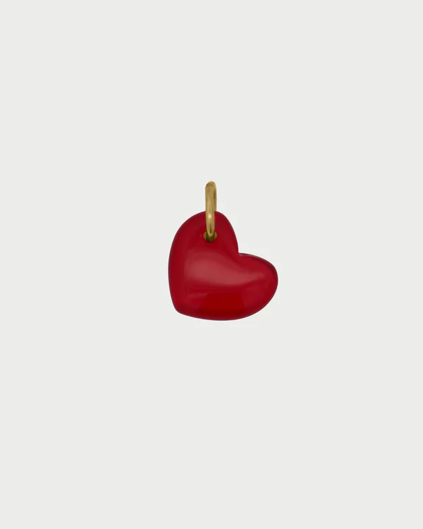 Charm cuore rosso