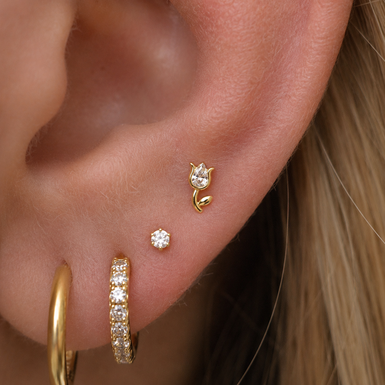 Piercing tulipano