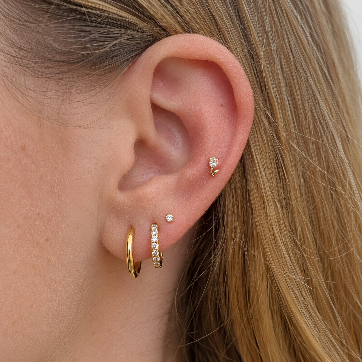 Piercing tulipano