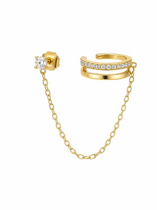 Punto luce + Ear Cuff Chain