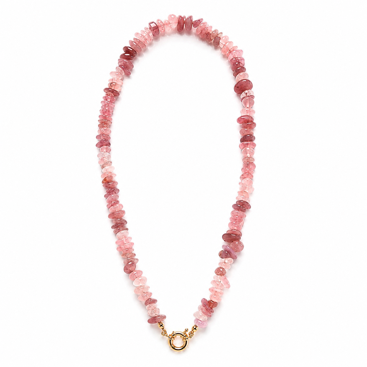 Collana Quarzo Rosa