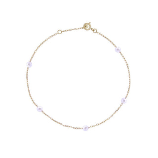 BRACCIALE CON MINI PERLE - ORO18KT - Shine gioielli