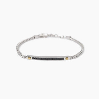 Bracciale con piastra in zirconi TOOLS - Shine gioielli