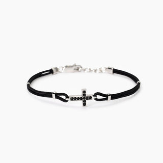 Bracciale uomo con croce MYSTICAL - Shine gioielli