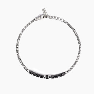 Bracciale uomo con ematite grigia READY - Shine gioielli