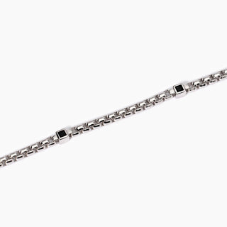 Bracciale uomo con zirconi neri PEOPLE - Shine gioielli