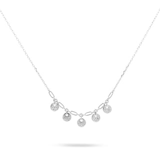 GIROCOLLO 5 MEDAGLIE E ZIRCONI - SHAPES - Shine gioielli