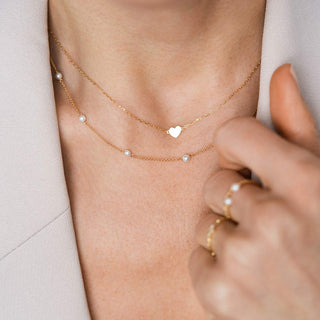 GIROCOLLO CUORE - ORO18KT - Shine gioielli