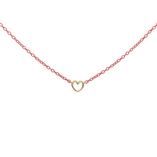 GIROCOLLO LINEA DEL CUORE CATENA CON VERNICE - ORO18KT - Shine gioielli