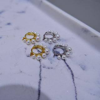 Hoops perla - Shine gioielli