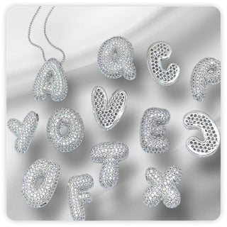 Lettera big argento - Shine gioielli