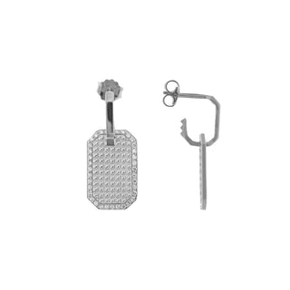 MONO - ORECCHINO MEDAGLIA TEXTURE BORCHIE - Shine gioielli