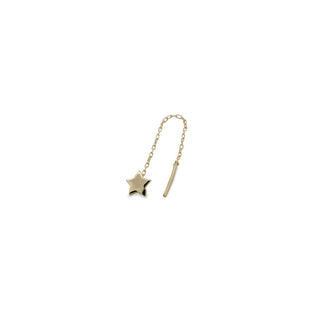 MONO - ORECCHINO STELLA CATENELLA - ORO18KT - Shine gioielli